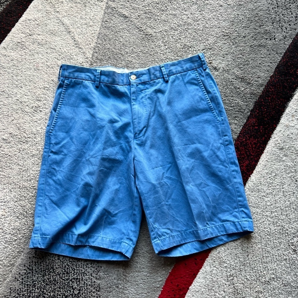Peter Millar Blue Preppy Chino Shorts